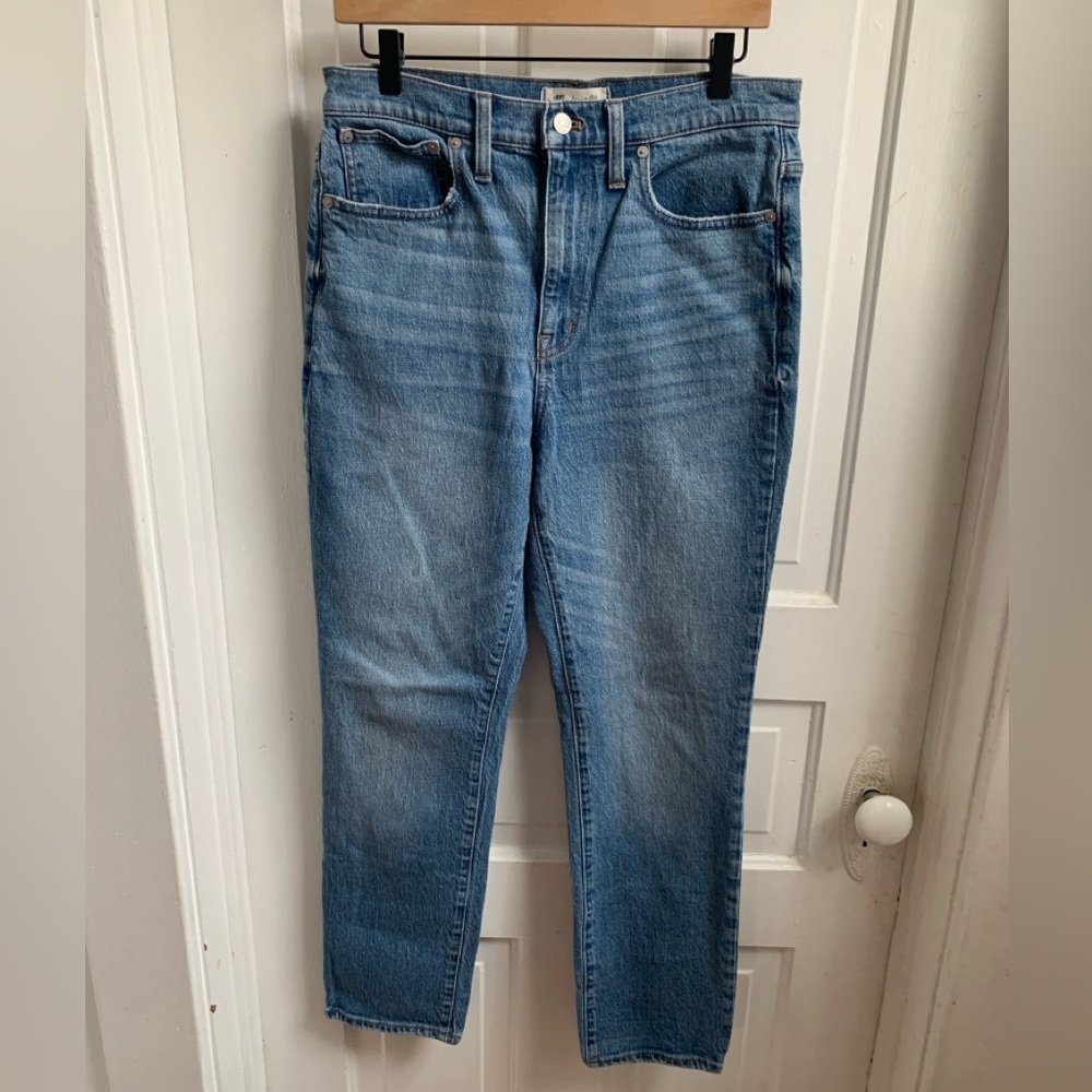 Madewell High Rise Slim Boy Jeans Size 28 - Picture 3 of 6